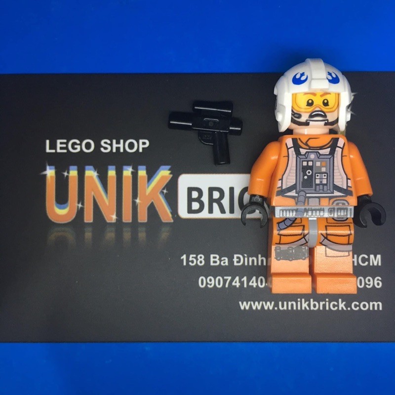Lego UNIK BRICK Dak Ralter Pilot Phi công trong Star Wars Chiến tranh giữa các vì sao chính hãng .