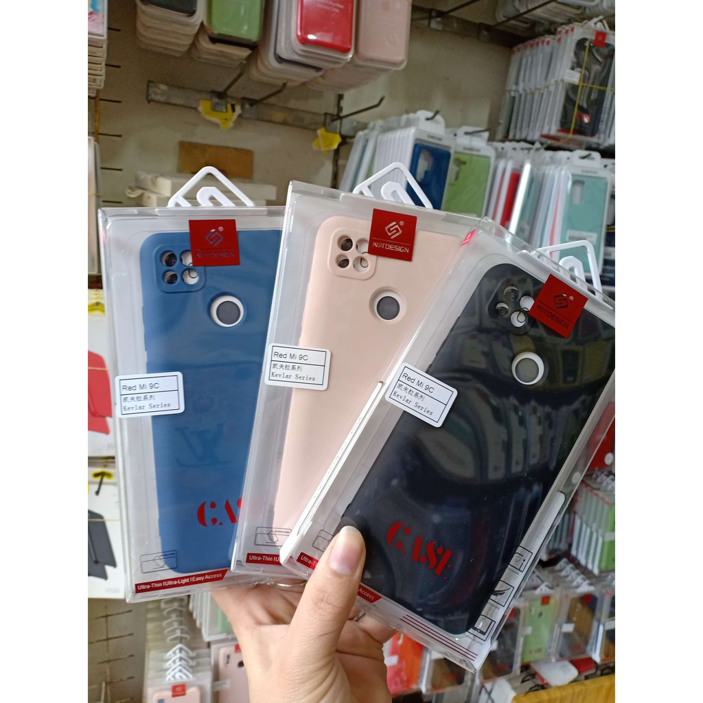 Ốp lưng dẻo màu Xiaomi Redmi 9C hiệu KT Desing chống bám bẩn