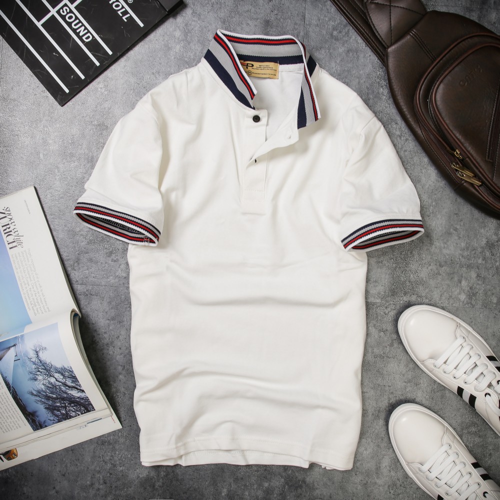 Áo phông polo nam cổ phối độc đáo AHT06 thời trang đẹp PigoFashion chọn size và màu | BigBuy360 - bigbuy360.vn