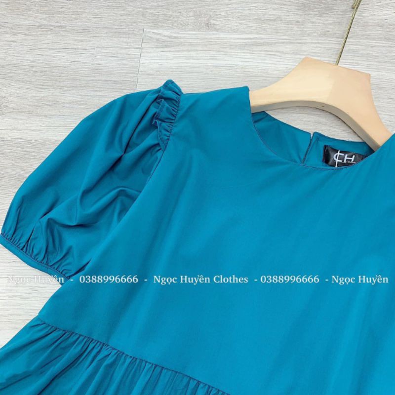 [Mã FAGREEN1505 giảm tới 30K đơn 99K] VÁY XANH NGẮN GẤP LY 2 TẦNG CHO NỮ | BigBuy360 - bigbuy360.vn