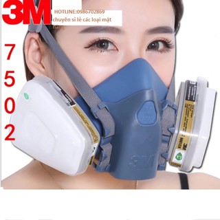 MẶT NẠ PHÒNG ĐỘC 3M-7502 +PHIN LỌC