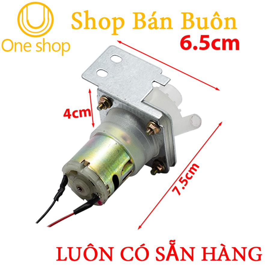 Máy Bơm Mini 12VDC Trắng Siêu Khỏe