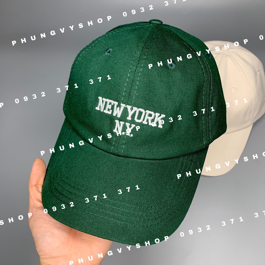 I FORM MỀM I Mũ LƯỠI TRAI unisex cực hot 2022 nam nữ - NEW N YOK Y - nón kết basic