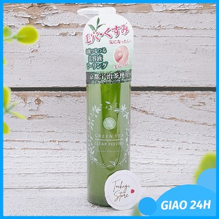 Gel tẩy da chết trà xanh Santa Marche Green Tea Clear Peeling Nhật Bản 200ml