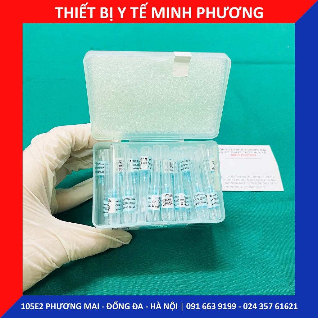 Đầu kim tiêm dưỡng chất 32G, 34G hộp 50 chiếc