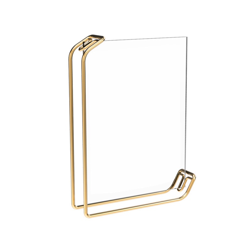 Khung Ảnh A4 6 Inch Bằng Acrylic Màu Đồng Phong Cách Vintage