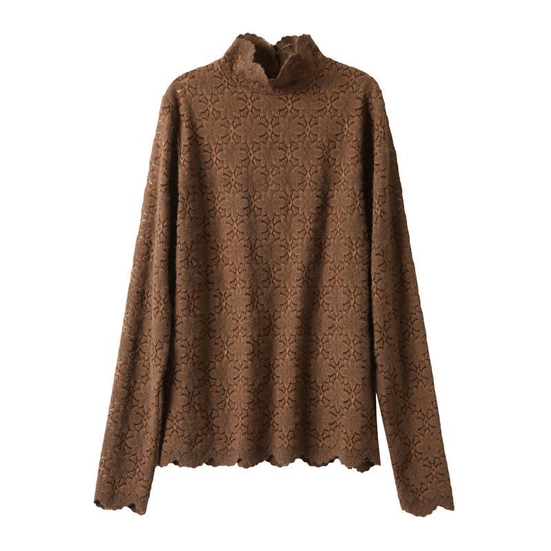 Áo Nữ Tay Dài Cổ Cao Phong Cách Hàn Quốc Thời Trang Quyến Rũ