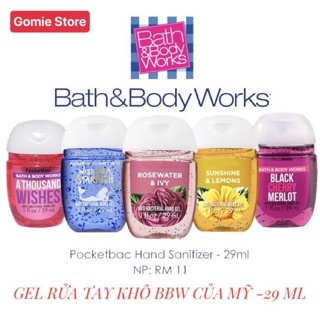 [Có sẵn ]BBW gel rửa tay khô Bath & Body Works 29ml