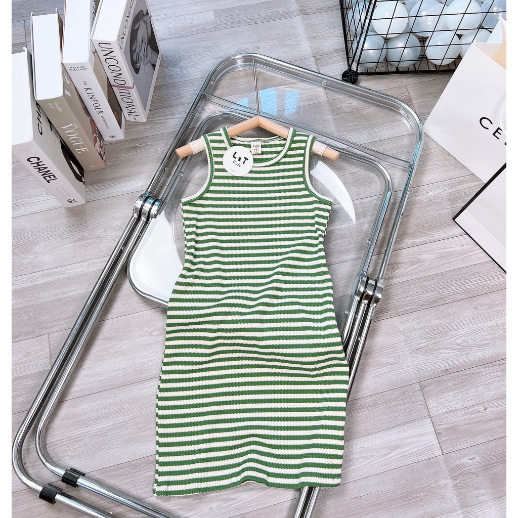 VÁY BODY SÁT NÁCH KẺ ĐEN CỰC TRENDY CHO BÉ TONYMEDIA