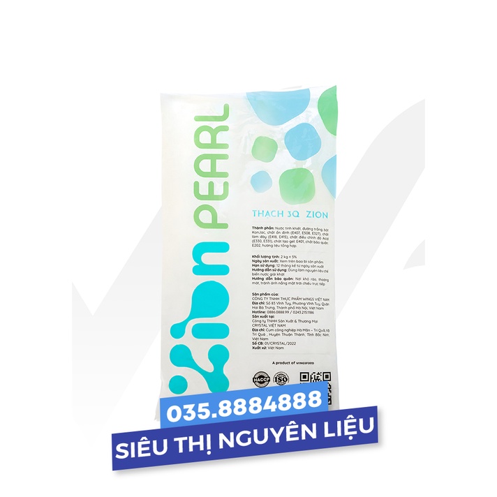 Trân châu 3Q Zion Việt Nam Nguyên vị - túi 2kg