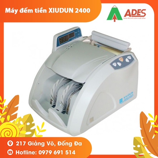 [Mã 154ELSALE2 giảm 7% đơn 300K] Máy đếm tiền XIUDUN 2400 công nghệ hiện đại 1200 tờ/ phút. - BH 12 tháng