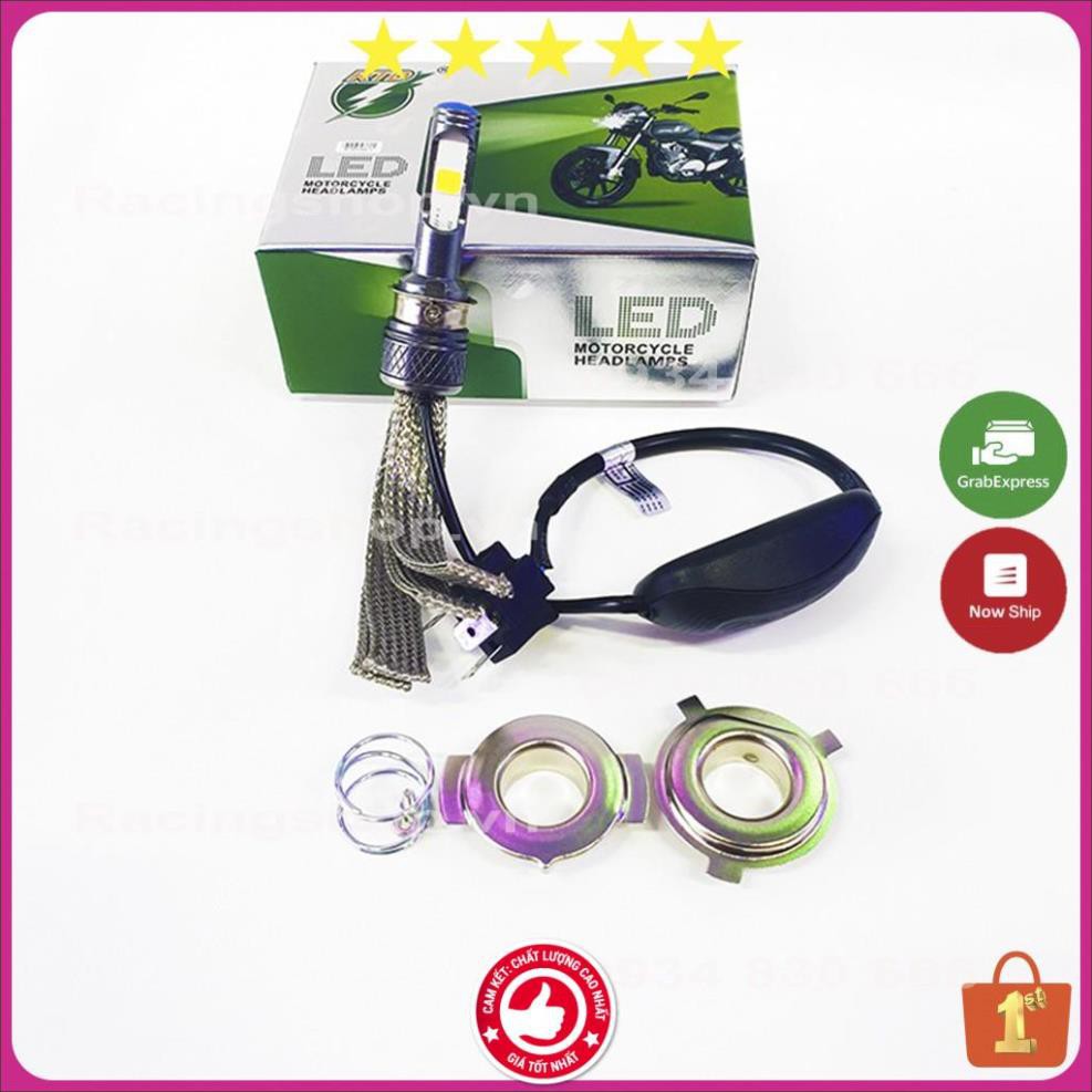 Đèn Led Xe Máy LEDVNRACING Đèn Pha Trợ Sáng ️🏆 CHÍNH HÃNG RTD ️🏆  LẮP Ô TÔ XE MÁY - Hàng Chất Lượng Cao Loại 1