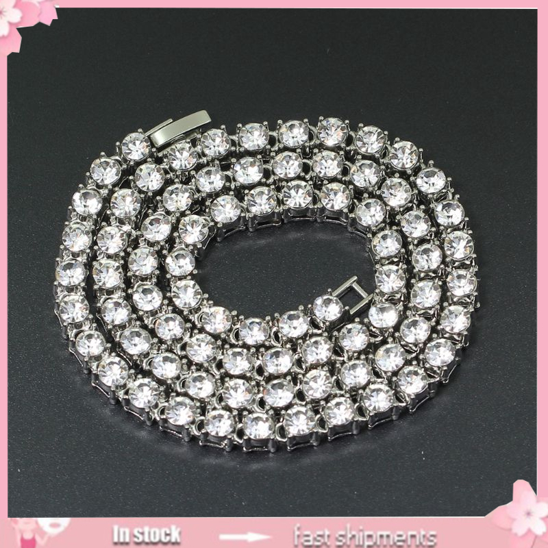 Vòng cổ hợp kim đính đá sang trọng cho nam