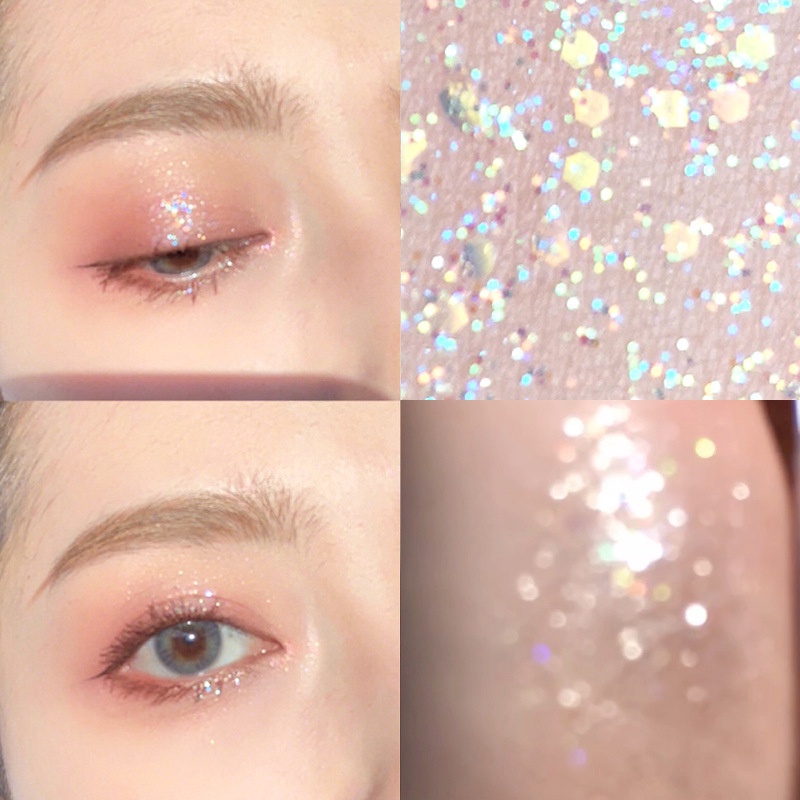 Phấn Mắt Dạng Lỏng Màu Sắc Long Lanh Chống Nước Chống Mồ Hôi Nhanh Khô