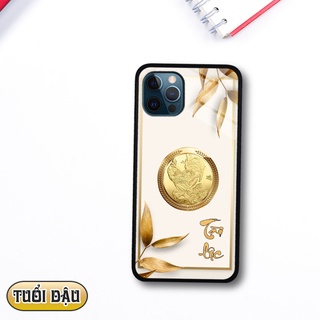 Ốp lưng kính 3D 12 con giáp - iphone 12 promax