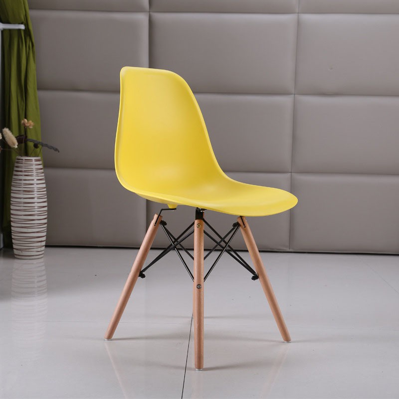 [Nội thất văn phòng HCM] - Ghế eames nhựa cao cấp chân gỗ đan phong cách | BigBuy360 - bigbuy360.vn