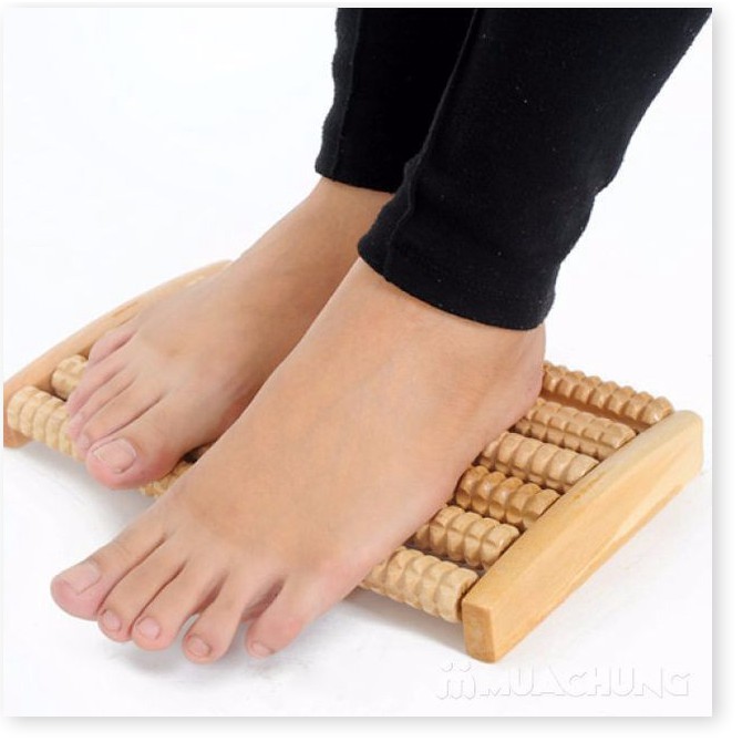 Bàn massage  ️ GIÁ VỐN Dụng cụ massage chân 5 bàn làm từ gỗ tự nhiên, thông huyệt, giảm stress 3520