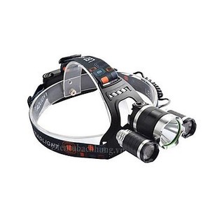 Đèn pin đội đầu 3 bóng t6