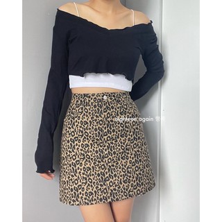 CHÂN VÁY DA BEO DÀY DẶN