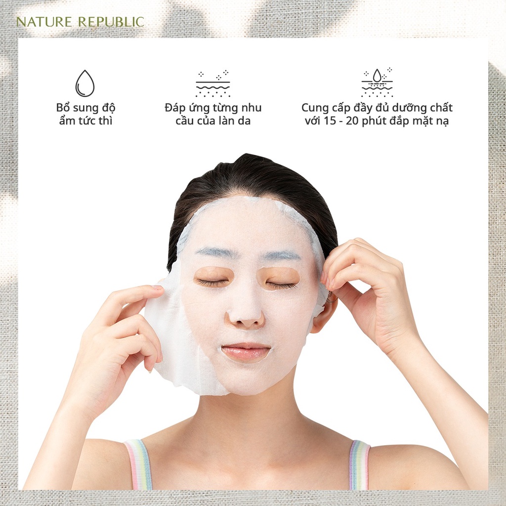 Mặt nạ giấy Nature Republic Real Nature Mask Sheet 23ml/miếng