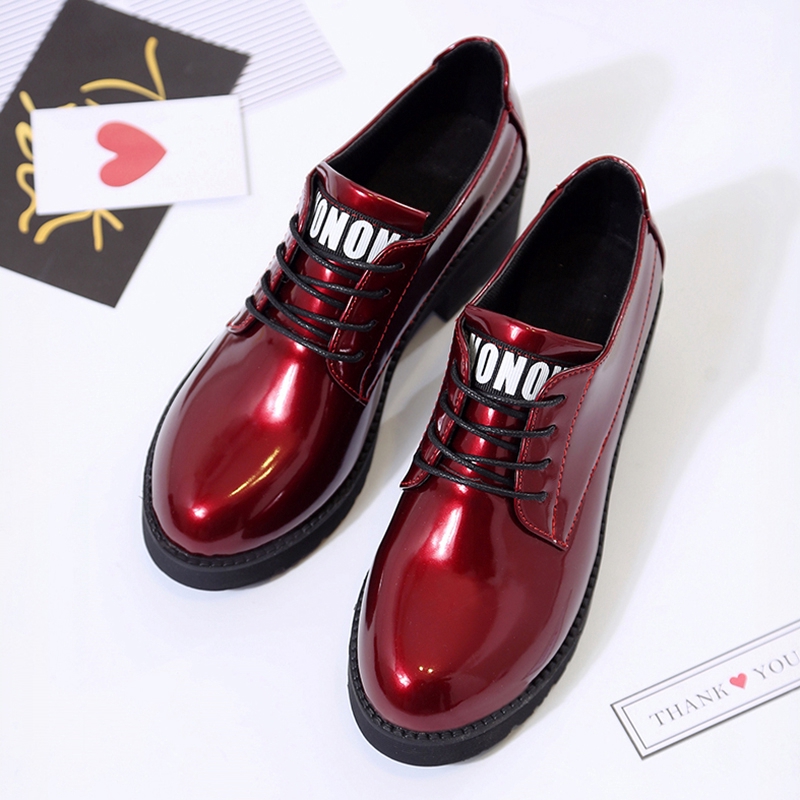 Giày Đế Dày Phong Cách Retro Anh Quốc | BigBuy360 - bigbuy360.vn