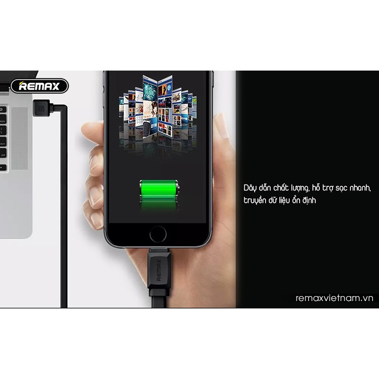 Cáp sạc Fast Pro Remax RC-129i ✓ Cho dòng máy Iphone ✓ Bảo hành Toàn Quốc
