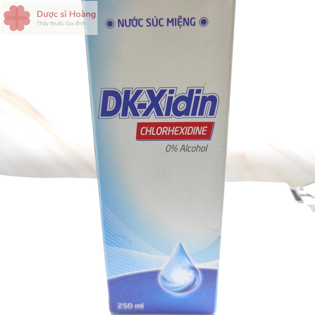 Nước Súc Miệng DK-Xidin Trắng Răng Thơm Miệng 250ml