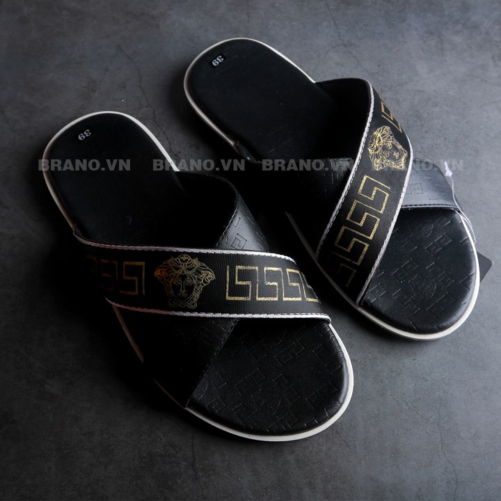[Khuyến mãi] Dép da nam  FREESHIP  Dép da nam Hàng Thiết Kế Cao Cấp Trẻ Trung