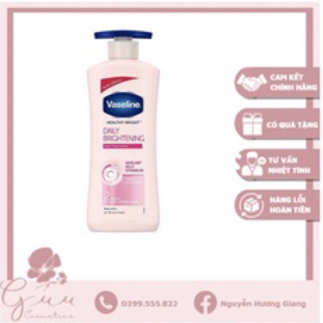 Sữa dưỡng thể trắng da Vaseline Body Lotion 725ml bản Mỹ
