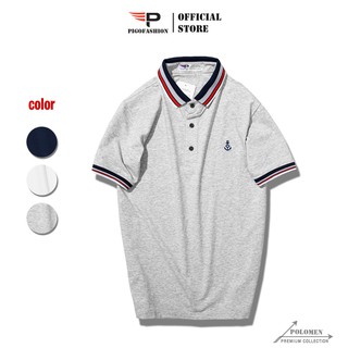 Áo thun nam cổ bẻ SPMAHT07 phối bo cổ, vải cotton mềm mịn thoáng mát co giãn - PigoFashion