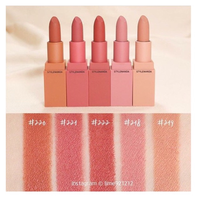 🦋MÀU MỚI🦋 SON 3CE THỎI LÌ MOOD RECIPE | BigBuy360 - bigbuy360.vn