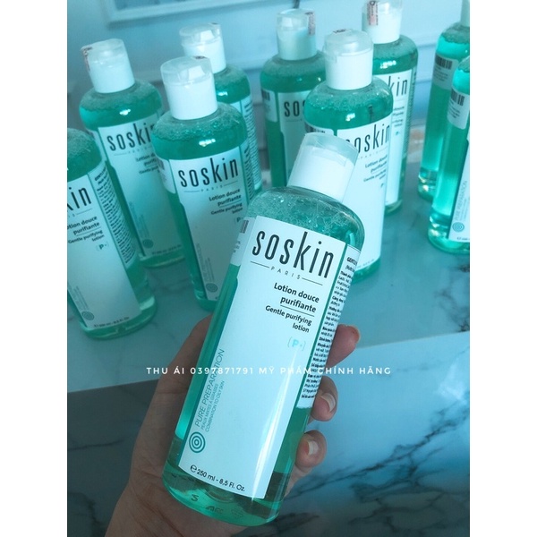 Toner làm sạch sâu Soskin Lotion douce