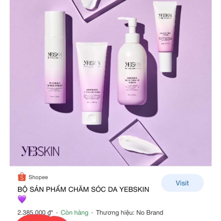 [Thanh lý] Date 10/2022 SỮA RỮA MẶT YEBSKIN ⁉️⁉️ | BigBuy360 - bigbuy360.vn