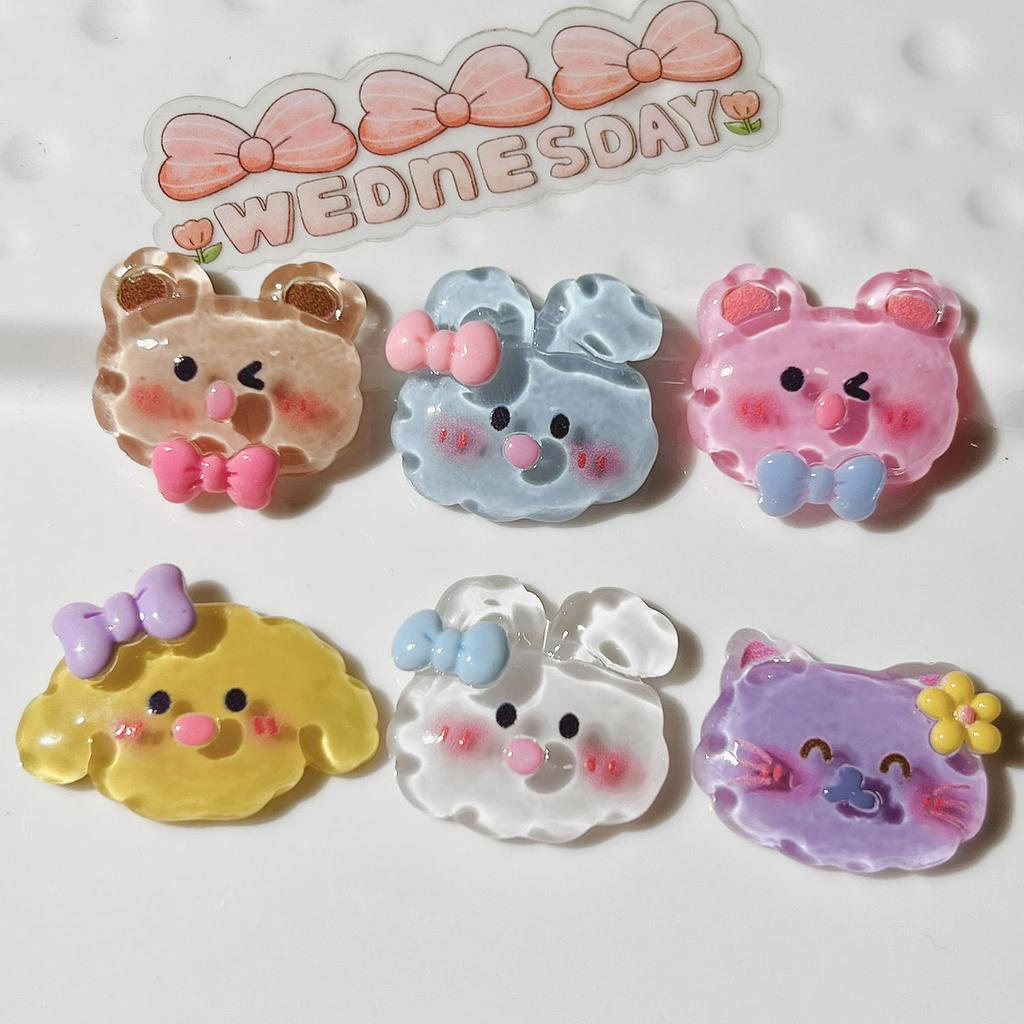 Set 10 Dây Buộc Tóc Hình Thỏ Dễ Thương Cho Điện Thoại