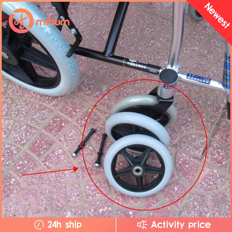 Bánh xe trước 6 inch chống mài mòn thay thế dành cho xe lăn