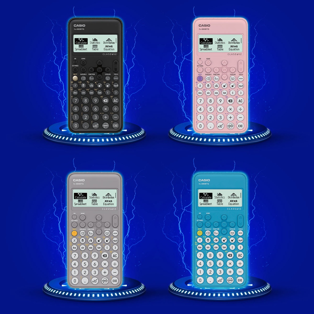 Máy tính Casio Fx-880BTG được mang vào phòng thi bảo hành 7 năm