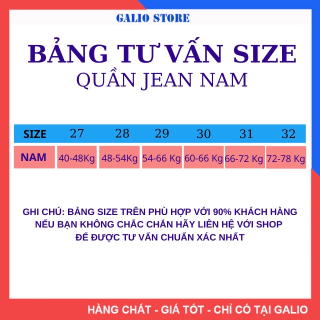 Quần Jean Nam Baggy ống suông rộng phong cách Hàn Quốc Top xu hướng 2022 - GALIO