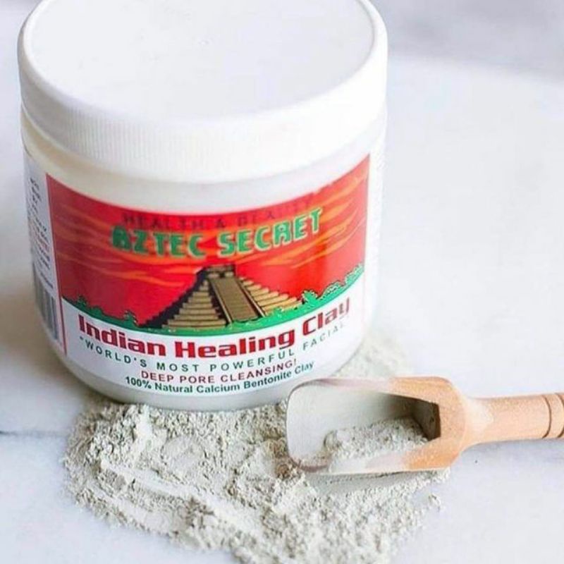 Mặt nạ đất sét núi lửa Bentonite Aztec Secret . Hỗ trợ làm sạch da, giảm mụn, kiềm dầu