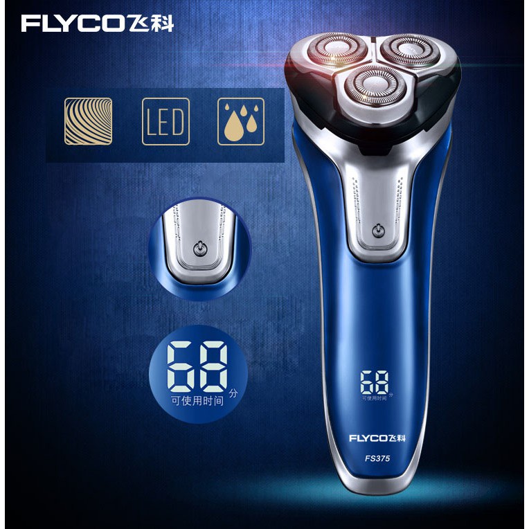 Máy cạo râu flyco fs375 sạc điện, chống nước, máy khỏe, chống trầy xước {bảo hành 12 tháng}