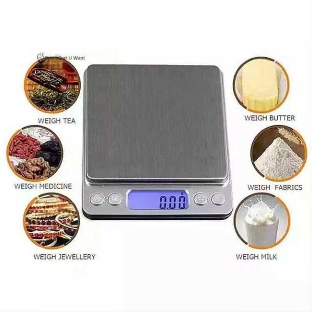 Cân tiểu ly - cân làm bánh điện tử nhà bếp mini định lượng 1g - 3kg làm bánh độ chính xác tuyệt đối L2000  BN