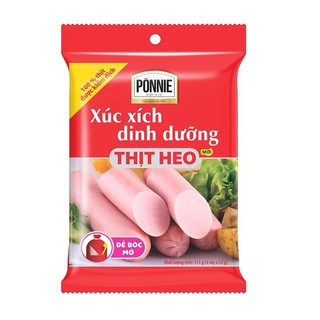 Xúc Xích Dinh Dưỡng Heo Ponnie (35g x 5 Cây)