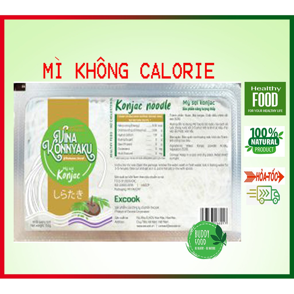 Mì nưa/mì sợi Konjac Nhật Bản ăn kiêng,giảm cân,keto,das,low card (160g)