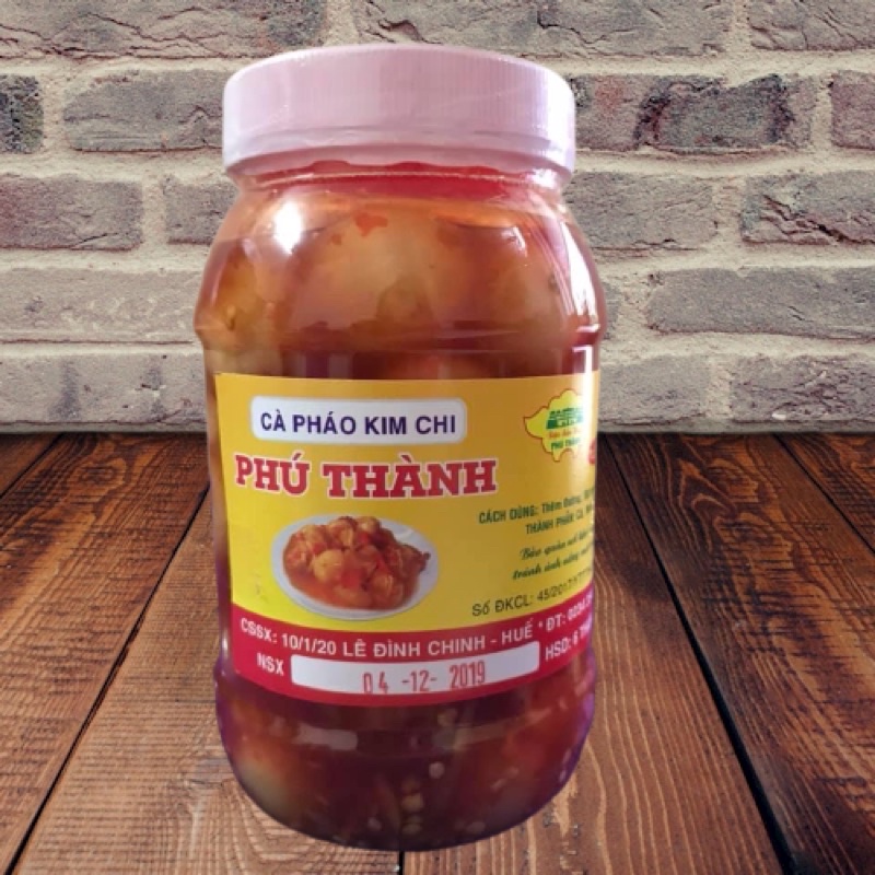Cà Pháo Kim Chi Phú Thành 500g siêu giòn, Siêu ngon 🎈 Đặc sản Huế 🎈