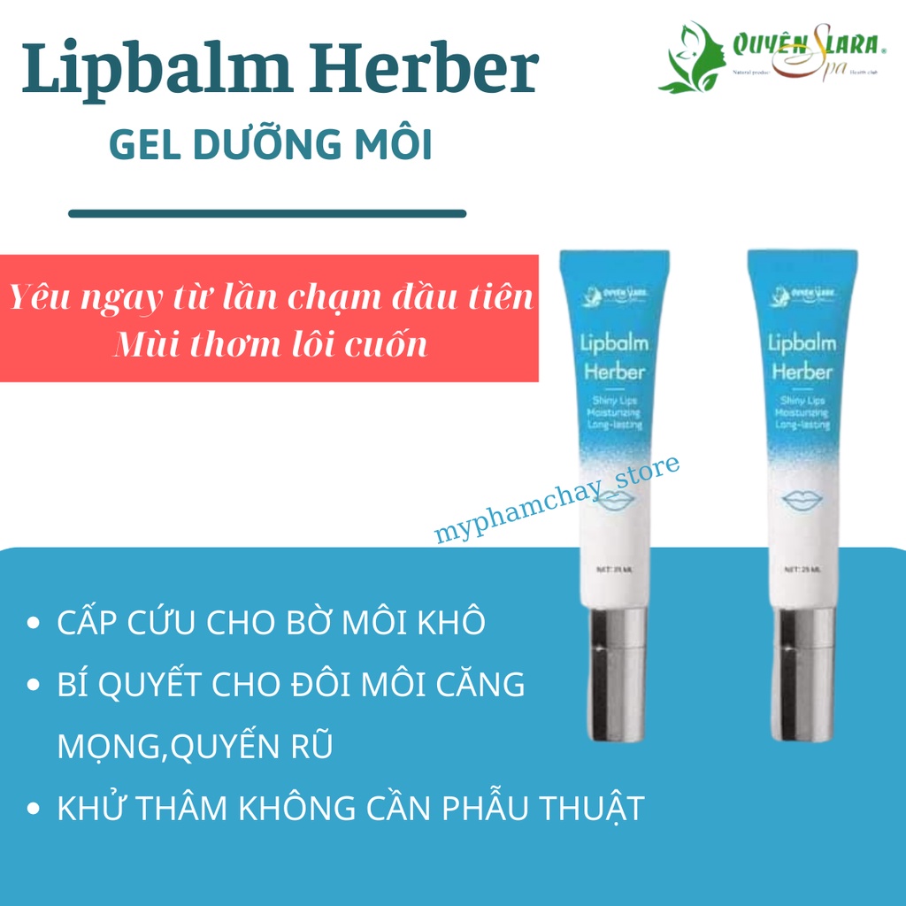 Dưỡng Môi Lipbalm Herber Quyên Lara Giúp Dưỡng Ẩm,Làm Dịu Mềm Và Hồng Môi Chống Khô Nẻ 25ml