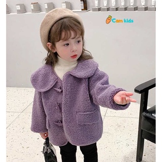 Áo khoác lông cho bé gái