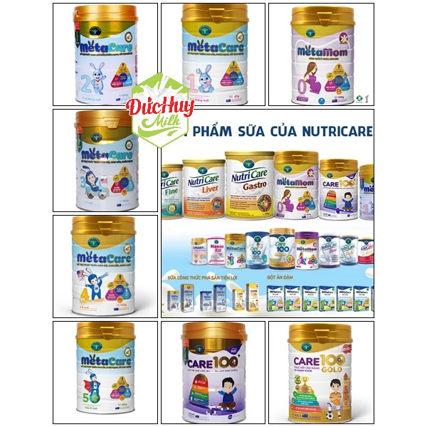 Sữa bột Nutricare Metacare Gold 900g- Phát triển toàn diện cho trẻ