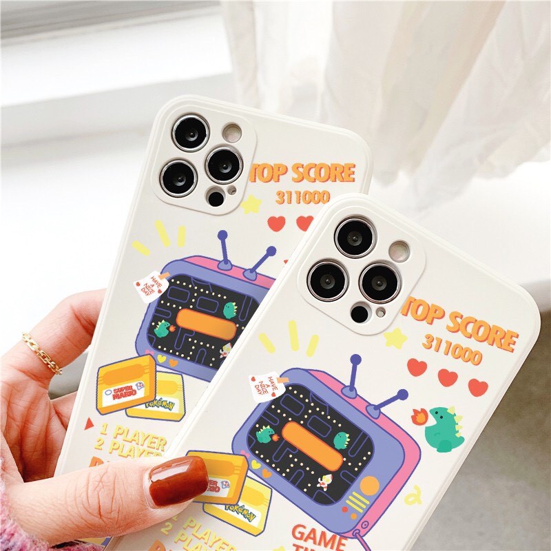 Ốp iphone - Ốp lưng iphone Top Score cạnh vuông BVC 7/7plus/8/8plus/x/xr/xs/11/12/pro/max/plus/promax[Tomax Shop]