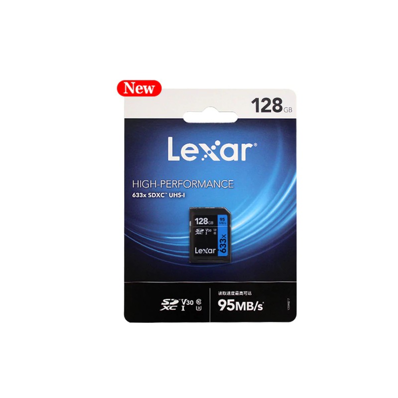 Thẻ nhớ Máy Ảnh SDXC Lexar Professional 32GB / 64GB / 128GB 633x UHS-I U3 4K V30 95MB/s (Xanh)