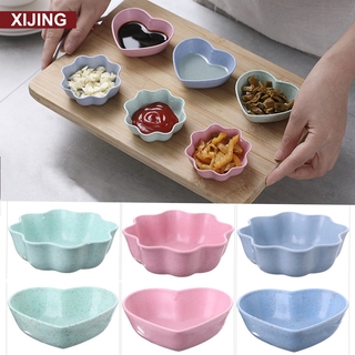 【COD】Đĩa Nhựa Hình Trái Tim Đựng Gia Vị Chống Ẩm Tiện Dụng