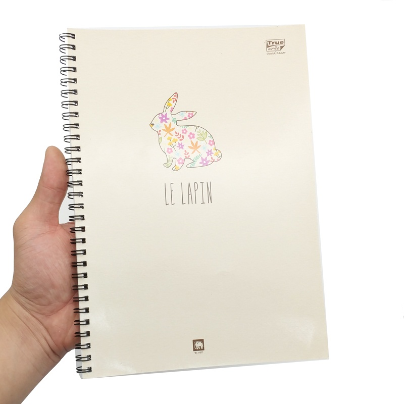 Sổ Lò Xo B5 40 Trang 70G Elephant W-115T - Le Lapin